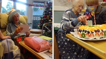 199 years celebrated for double birthdays at Devon care home